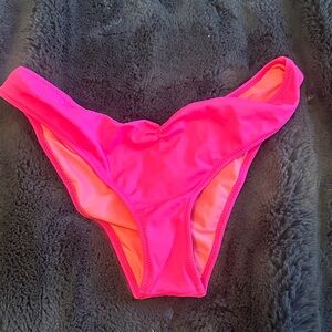 Victoria's Secret Neon Pink Bikini Bottom